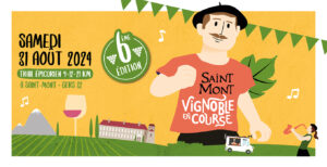 Affiche Saint Mont vignobles en course